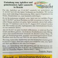 Rauschenberger Nachrichten vom 06.10.2017